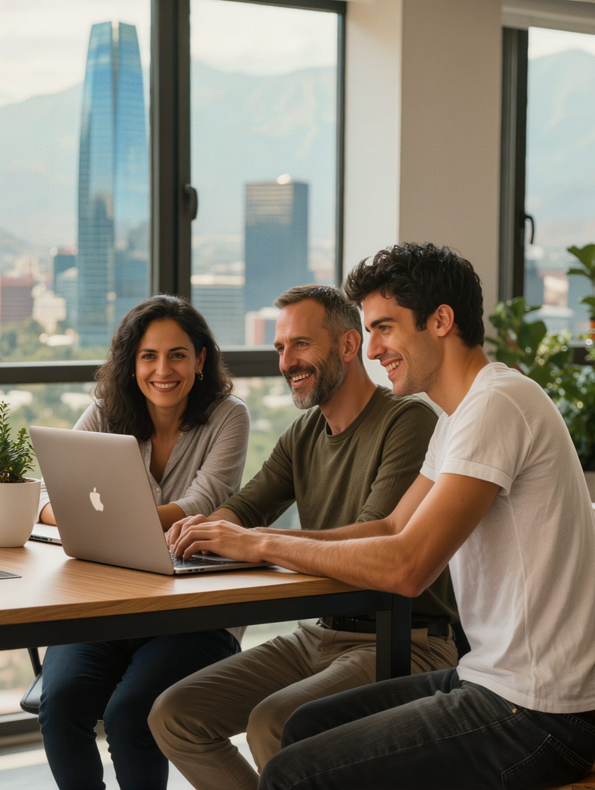 Equipo de ImaginaSoft trabajando en la oficina